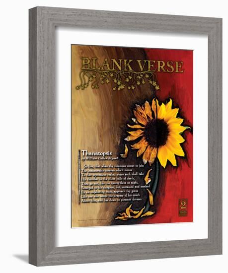 Blank Verse Poetry Form-Jeanne Stevenson-Framed Art Print