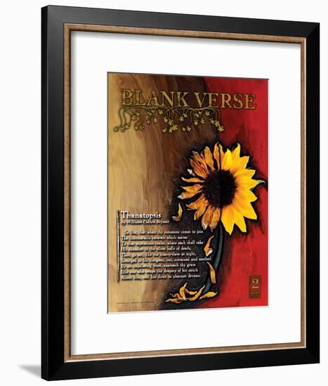 Blank Verse Poetry Form-Jeanne Stevenson-Framed Art Print