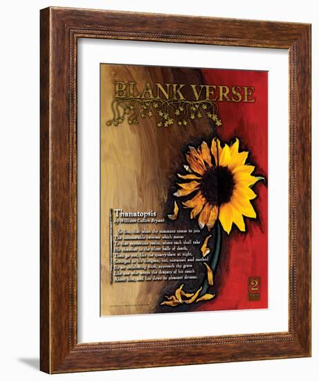 Blank Verse Poetry Form-Jeanne Stevenson-Framed Art Print