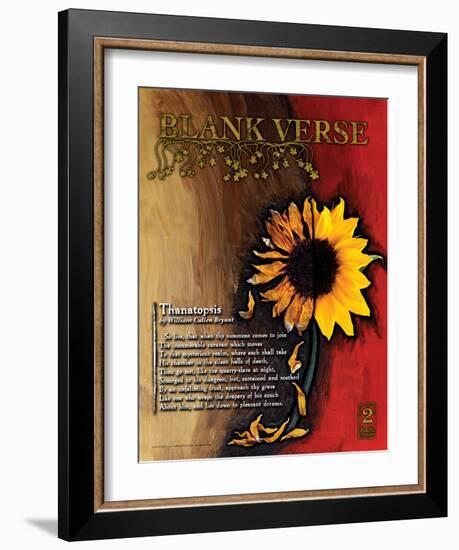 Blank Verse Poetry Form-Jeanne Stevenson-Framed Art Print