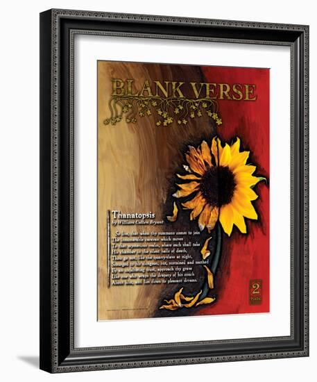 Blank Verse Poetry Form-Jeanne Stevenson-Framed Art Print