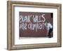 Blank Walls Are Criminal-Banksy-Framed Giclee Print