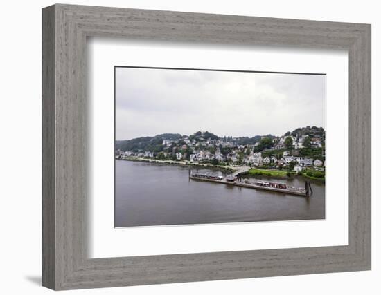 Blankenese, Aerial Shot, Hanseatic City of Hamburg, Germany-Axel Schmies-Framed Photographic Print