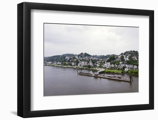 Blankenese, Aerial Shot, Hanseatic City of Hamburg, Germany-Axel Schmies-Framed Photographic Print