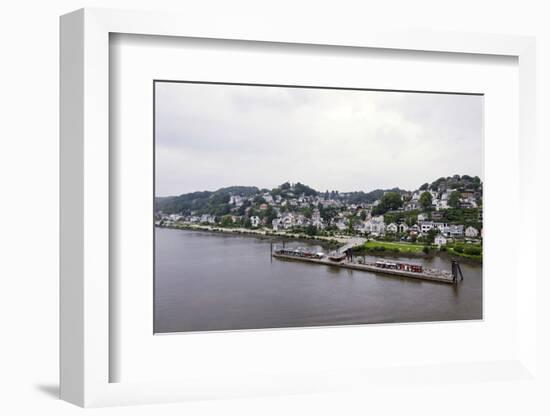 Blankenese, Aerial Shot, Hanseatic City of Hamburg, Germany-Axel Schmies-Framed Photographic Print