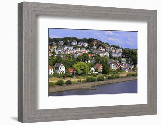 Blankenese at the Banks of River Elbe, Hamburg, Germany, Europe-Hans-Peter Merten-Framed Photographic Print