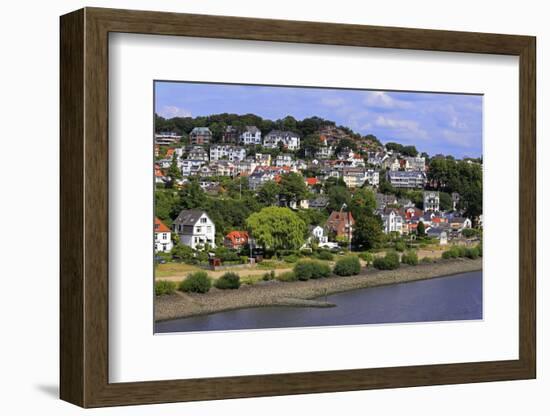 Blankenese at the Banks of River Elbe, Hamburg, Germany, Europe-Hans-Peter Merten-Framed Photographic Print