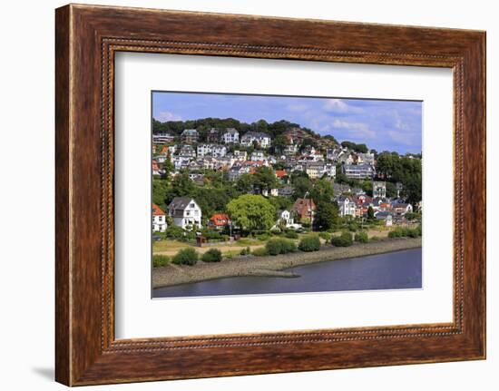 Blankenese at the Banks of River Elbe, Hamburg, Germany, Europe-Hans-Peter Merten-Framed Photographic Print