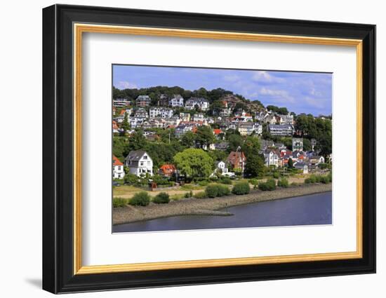 Blankenese at the Banks of River Elbe, Hamburg, Germany, Europe-Hans-Peter Merten-Framed Photographic Print