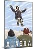 Blanket Toss, Barrow, Alaska-Lantern Press-Mounted Art Print