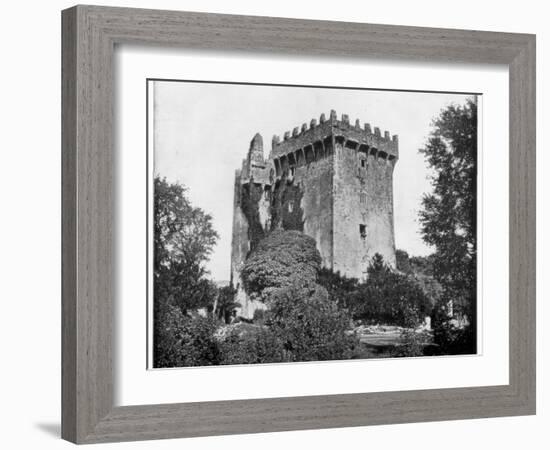 Blarney Castle, Ireland, 19th Century-John L Stoddard-Framed Giclee Print