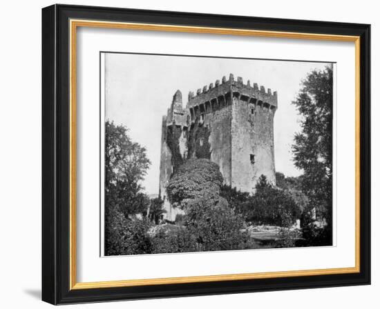 Blarney Castle, Ireland, 19th Century-John L Stoddard-Framed Giclee Print