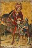 Saint Martin Sharing his Cloak-Blasco de Granen-Framed Giclee Print
