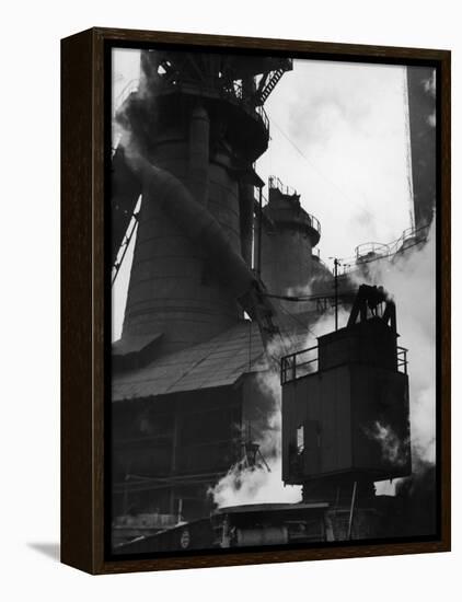 Blast Furnace at Jones and Laughlin Steel Plant-Margaret Bourke-White-Framed Premier Image Canvas