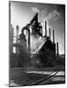 Blast Furnance at the Bethlehem Steel Works in Pennsylvania-null-Mounted Photographic Print