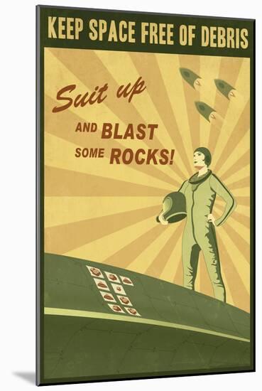 Blast Some Rocks-Steve Thomas-Mounted Giclee Print