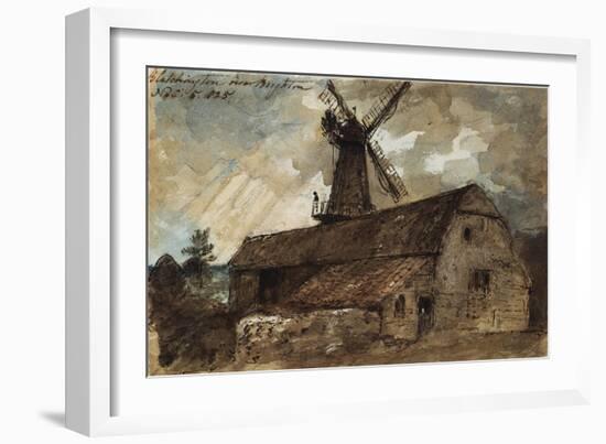 Blatchington Mill Near Brighton, 1825-John Constable-Framed Giclee Print