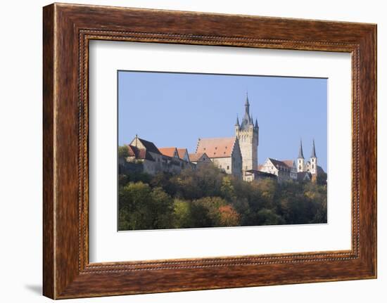 Blauer Turm Tower and St. Peter Collegiate Church, Bad Wimpfen, Neckartal Valley-Marcus Lange-Framed Photographic Print