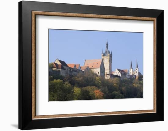 Blauer Turm Tower and St. Peter Collegiate Church, Bad Wimpfen, Neckartal Valley-Marcus Lange-Framed Photographic Print