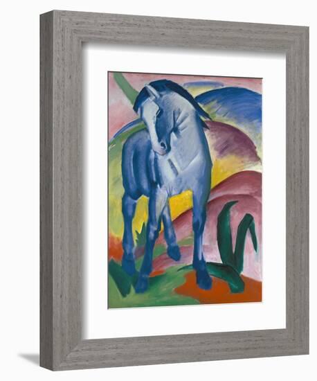 Blaues Pferd I., 1911-Franz Marc-Framed Giclee Print