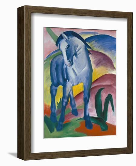 Blaues Pferd I., 1911-Franz Marc-Framed Giclee Print