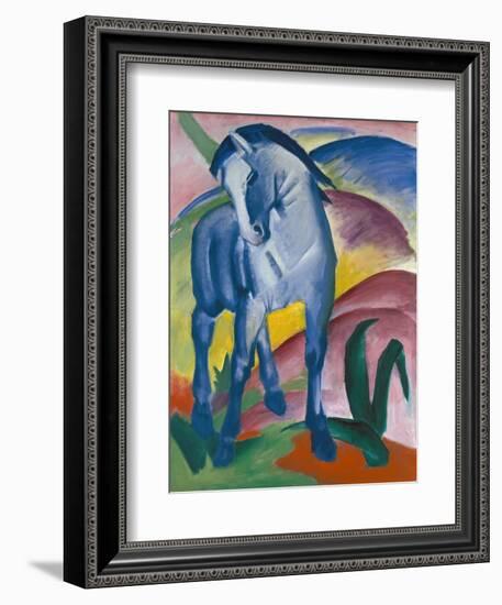 Blaues Pferd I., 1911-Franz Marc-Framed Giclee Print