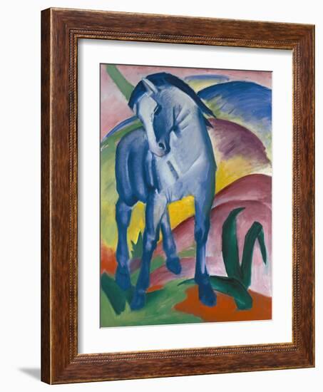 Blaues Pferd I., 1911-Franz Marc-Framed Giclee Print