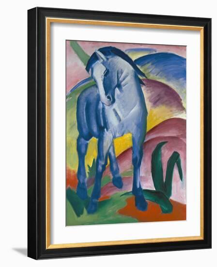 Blaues Pferd I., 1911-Franz Marc-Framed Giclee Print