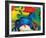 Blaues Pferdchen-Franz Marc-Framed Art Print