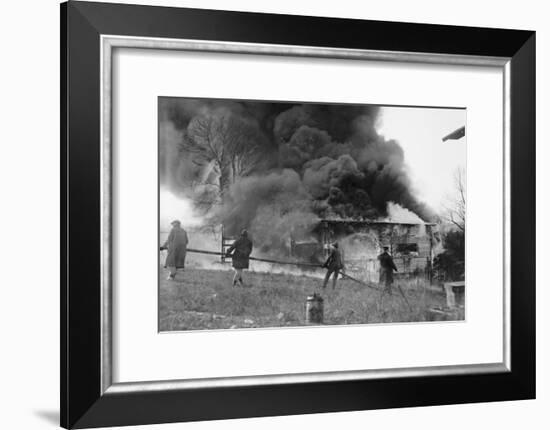 Blaze at Camp Leech-null-Framed Art Print