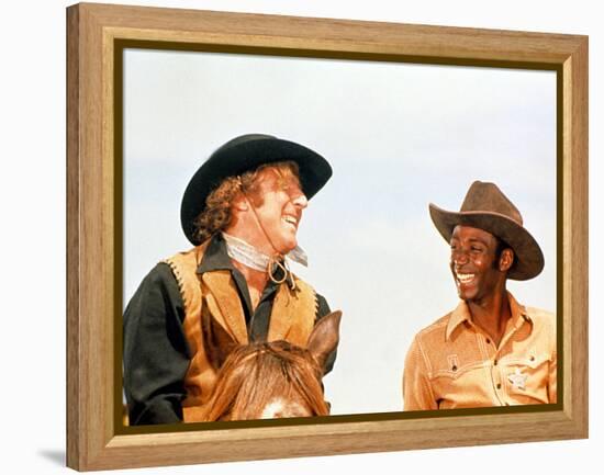 Blazing Saddles, Gene Wilder, Cleavon Little, 1974-null-Framed Stretched Canvas