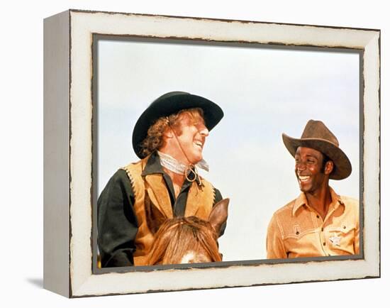 Blazing Saddles, Gene Wilder, Cleavon Little, 1974-null-Framed Stretched Canvas