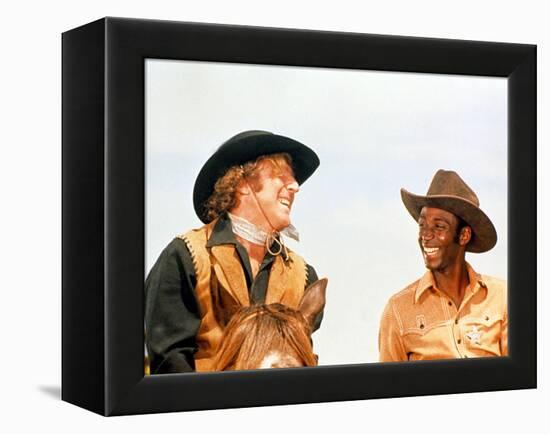 Blazing Saddles, Gene Wilder, Cleavon Little, 1974-null-Framed Stretched Canvas