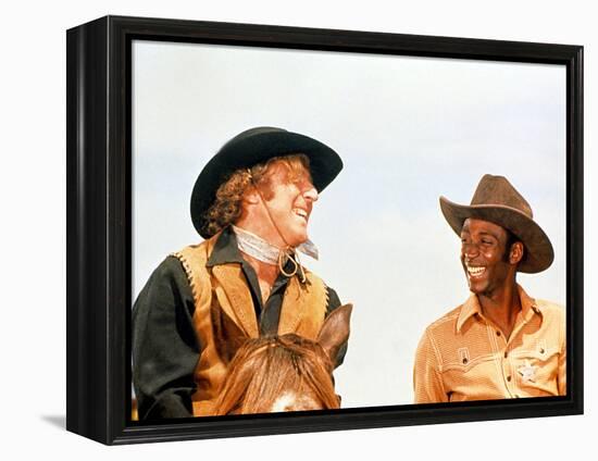 Blazing Saddles, Gene Wilder, Cleavon Little, 1974-null-Framed Stretched Canvas