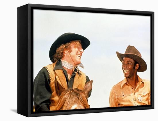 Blazing Saddles, Gene Wilder, Cleavon Little, 1974-null-Framed Stretched Canvas