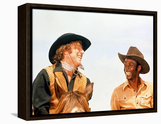 Blazing Saddles, Gene Wilder, Cleavon Little, 1974-null-Framed Stretched Canvas