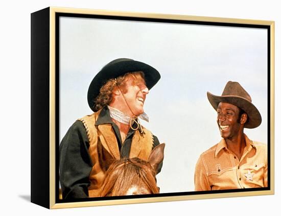 Blazing Saddles, Gene Wilder, Cleavon Little, 1974-null-Framed Stretched Canvas