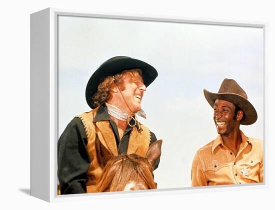 Blazing Saddles, Gene Wilder, Cleavon Little, 1974-null-Framed Stretched Canvas