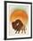 Blazing Sun Bison-Ryan Fowler-Framed Art Print