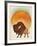 Blazing Sun Bison-Ryan Fowler-Framed Art Print