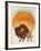 Blazing Sun Bison-Ryan Fowler-Framed Art Print