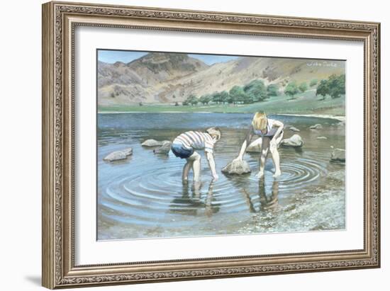 Blea Tarn Summer, 1987-John Cooke-Framed Giclee Print