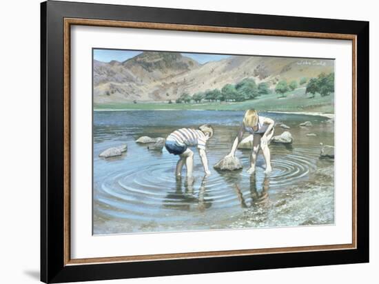 Blea Tarn Summer, 1987-John Cooke-Framed Giclee Print