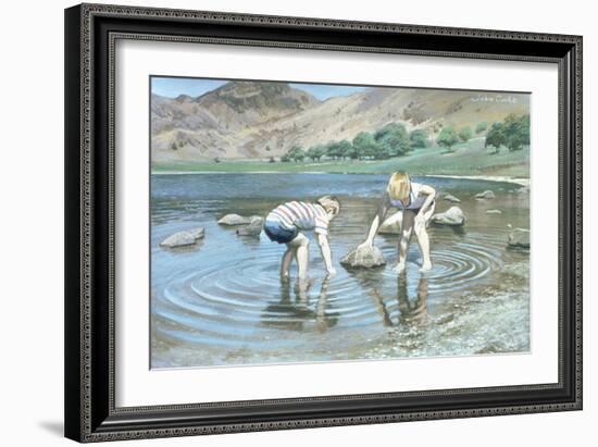 Blea Tarn Summer, 1987-John Cooke-Framed Giclee Print