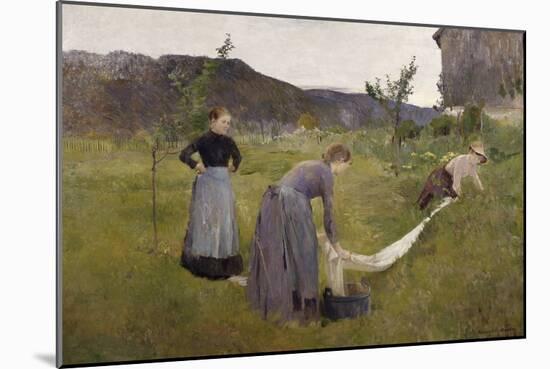 Bleaching Linen-Harriet Backer-Mounted Giclee Print