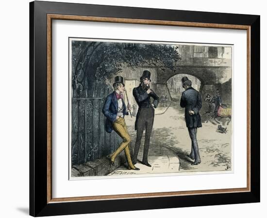 Bleak House by Charles Dickens-Frederick Barnard-Framed Giclee Print