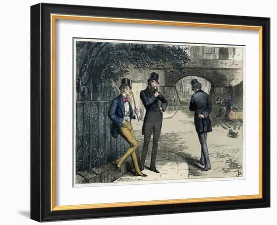 Bleak House by Charles Dickens-Frederick Barnard-Framed Giclee Print