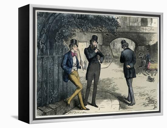 Bleak House by Charles Dickens-Frederick Barnard-Framed Premier Image Canvas