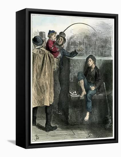 Bleak House by Charles Dickens-Frederick Barnard-Framed Premier Image Canvas