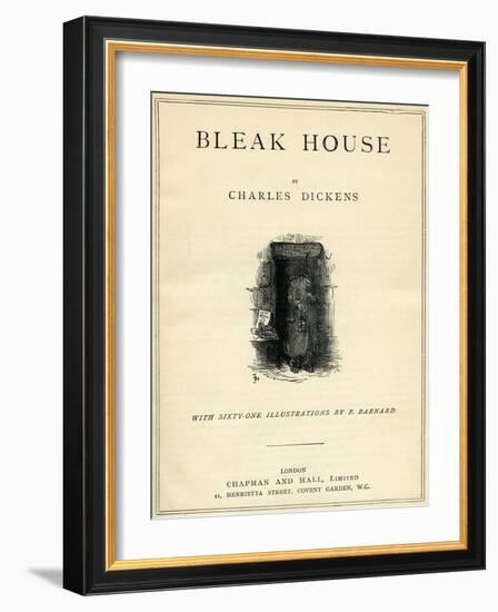 Bleak House by Charles Dickens-Frederick Barnard-Framed Giclee Print